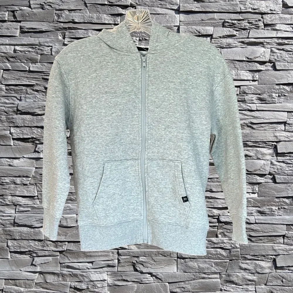 EUC Art Class Boys Full Zip Hooded Sweatshirt Gray Size Med (8)